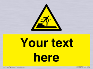 Custom warning Submerged step or steps